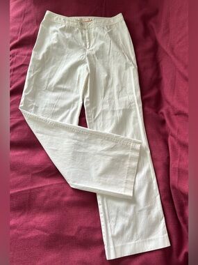 Miss KG White Straight-Leg 100% Cotton Pants